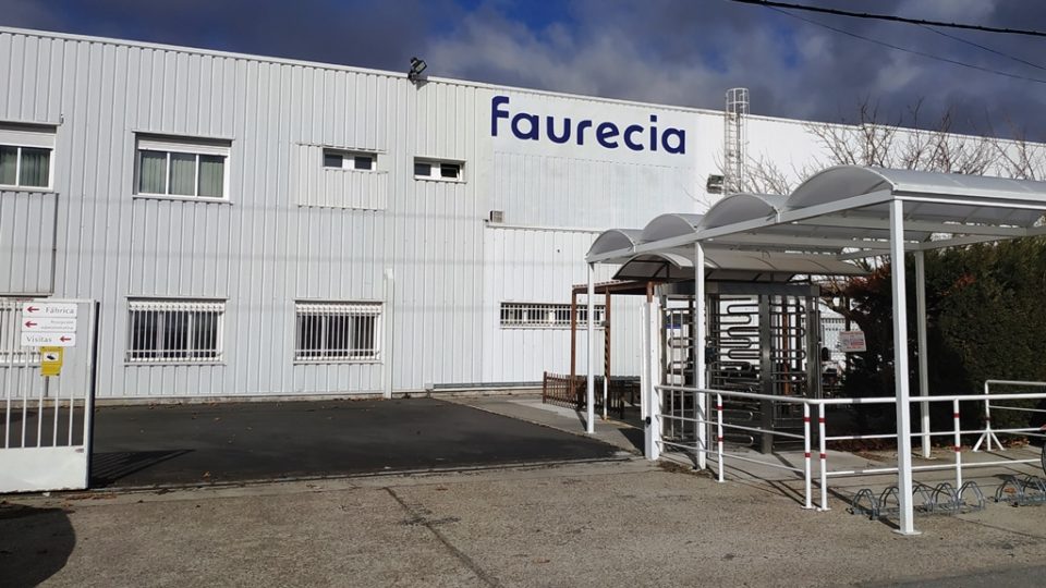 Faurecia Valladolid. Exterior de la fábrica que produce asientos para Renault Palencia, del Kadjar y del Mégane.
