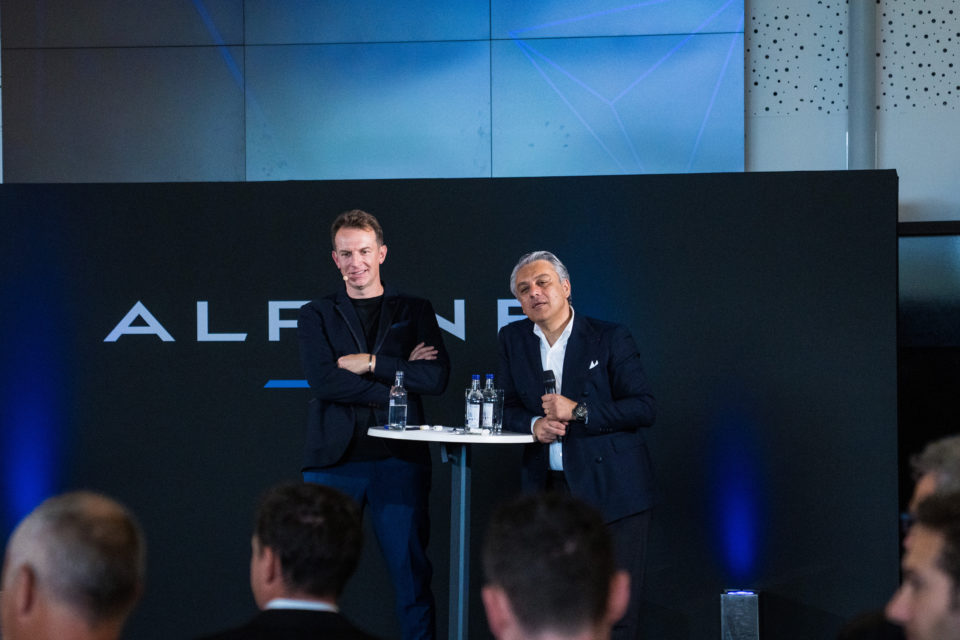 Laurent Rossi, CEO de Alpine y Luca de Meo, CEO del Grupo Renault.