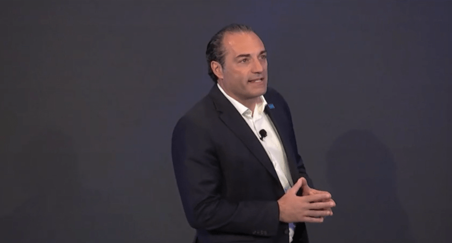 Antonio Filosa, CEO de Stellantis, durante el Investors Day.